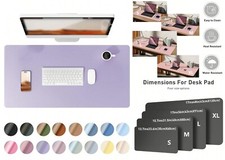 Anti slip desk mat leather - anti,