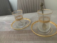 Set of 2 Turkish Tea Glasses &