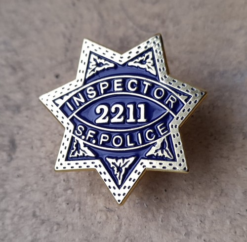 Dirty harry metal enamel pin - enamel,
