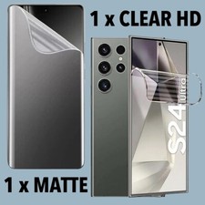 Clear matte hydrogel screen - &,