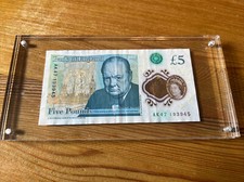 AK47 £5 Note Genuine Banknote GBP World War II Dates RARE Serial Number AK 47