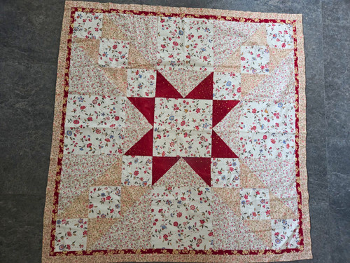 Hand made quilted table - , cloth