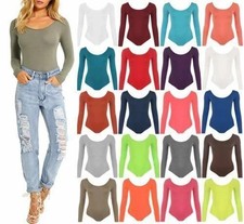 Ladies Women Scoop Neck