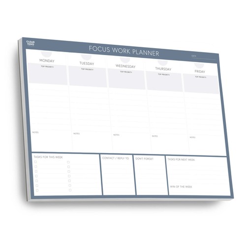 Focus work planner desk pad - planner,