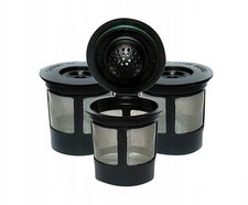 3PCS Reusable Refillable K-Cup Coffee Filter Pod for Keurig K50 & K55