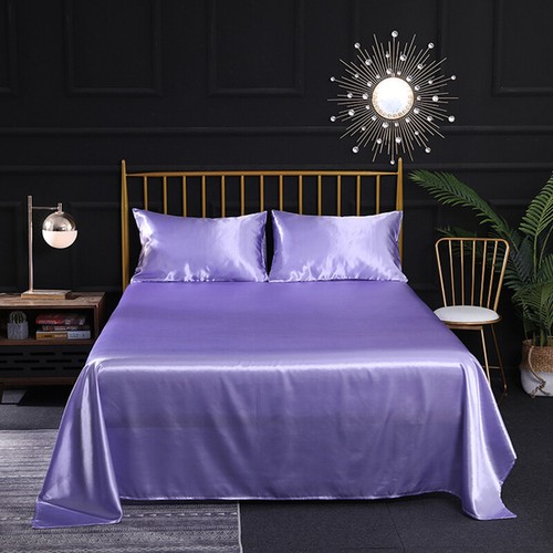 Satin silk flat sheet - sheet, luxury