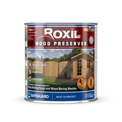 Roxil wood preserver clear - wood,