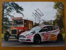 MATTHEW WILSON SIGNED TUNNOCKS FORD M-SPORT WRC OFFICIAL PHOTOCARD