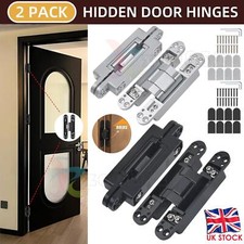 2x Hidden Door Hinges