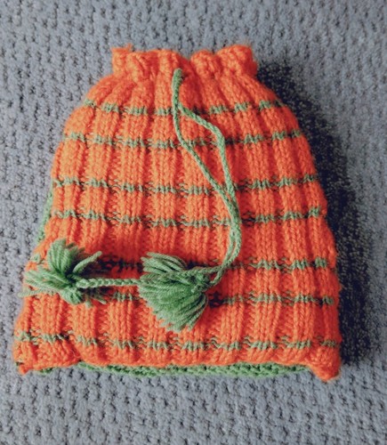 Hand knitted vintage retro tea - knitted,