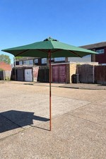 2m Green Garden Parasol Wooden