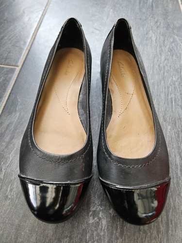 Clarks ladies black - clarks, leather