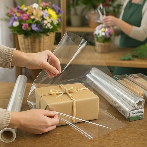50cm clear cellophane wrap - 50cm,