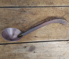 Vintage Copper & Wood Sauna Ladel