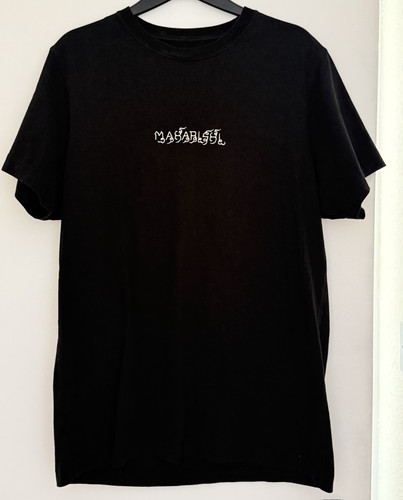 Maharishi black graphic logo - black,
