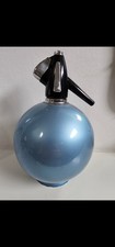 BOC Vintage Sparklets Globe Master Soda Syphon Blue