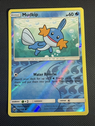 Pokemon mudkip reverse holo - reverse,