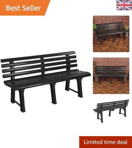 Plastic garden bench - plastic,