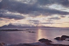 SUNSET OVER SKYE FROM KYLE OF