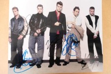 Westlife Original lineup   10 x 8 inch Original hand signed autograph