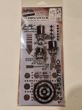 TIM HOLTZ CLEAR STAMPS/STENCIL