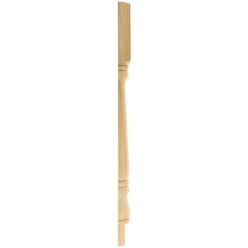 Oak plain newel - oak,