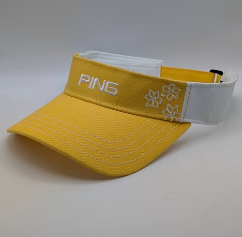 Ping golf yellow visor - golf,