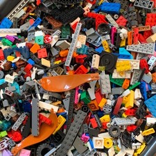 Lego Bundle 1kg Mixed Bricks Parts Pieces Wheels Random Joblot Genuine