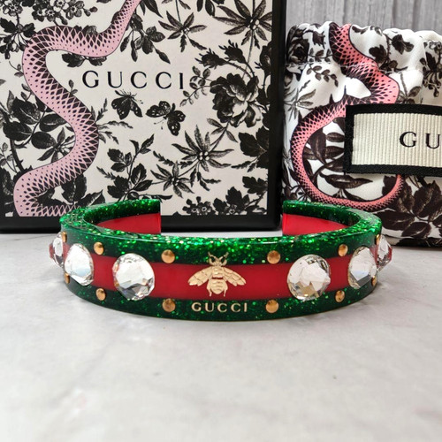 Gucci web beast like bangle - gucci, beast-like