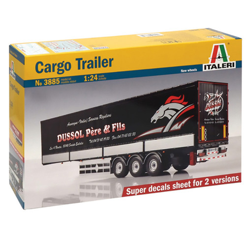 Italeri cargo trailer 1 - trailer, 1:24