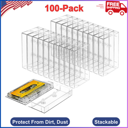 100pcs audio cassette storage - 100pcs,