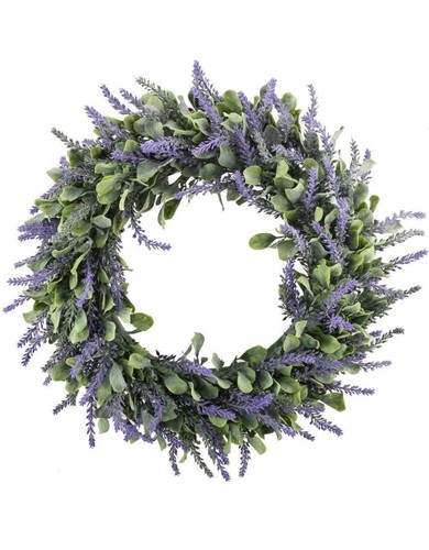 Summer door wreath natural - summer,