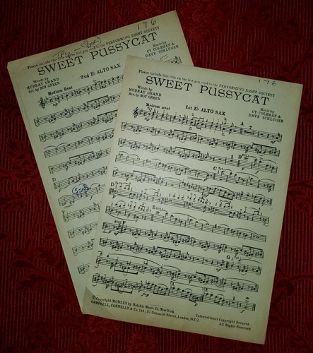 Vintage sheet music choice - music, of