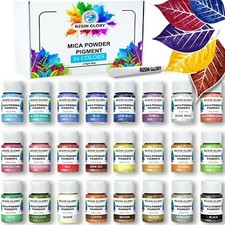 24 Colors Mica Powder Set 10g