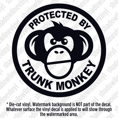 Protected trunk monkey - by,