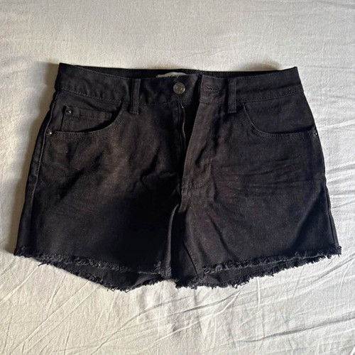 Primark womens black denim cut - denim,