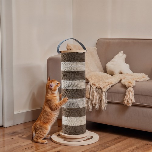 Tall large cat scratching post - cat,