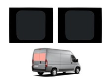 Rear Barn Door Dark Tint Windows Pair Van Glass for Citroen Relay (2006 on)