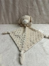 Gamberritos beige minky puppy dog soft toy comforter blankie blanket soother