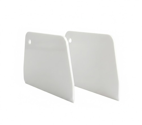 Plastic dough scraper sawtooth - dough,