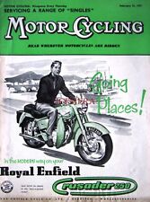 Feb 21 1957 Royal Enfield Crusader 250 Motor Cycle ADVERT - Magazine Cover Print