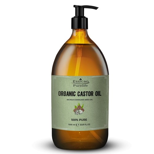 Organic castor oil 1000ml - organic,