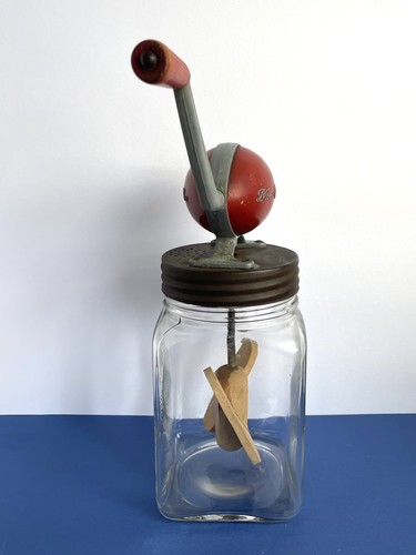 Blow vintage glass butter - blow,