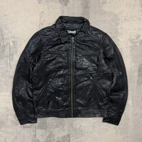 Schott nyc black - nyc, leather