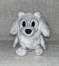 BLUEY - GENUINE MOOSE TOYS PLUSH - PLUSH TOY FIGURE - MALTESE PUPPY - LILA