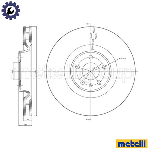 Brake disc 1085c for - brake,
