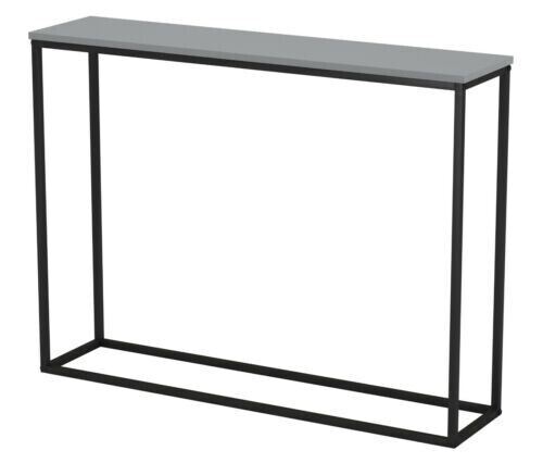 Grey wooden console - grey,