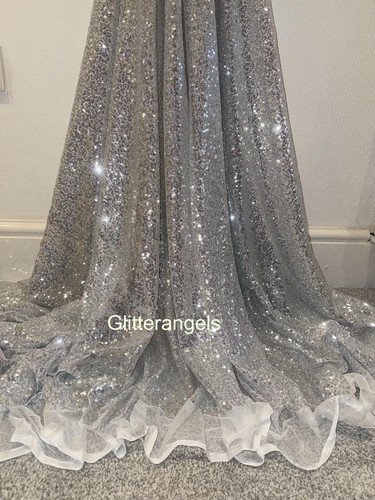 Sparkling 3mm sequin - 3mm, tulle