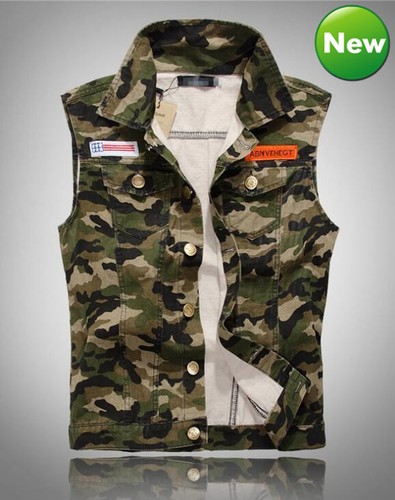 Men vest denim jacket - vest,