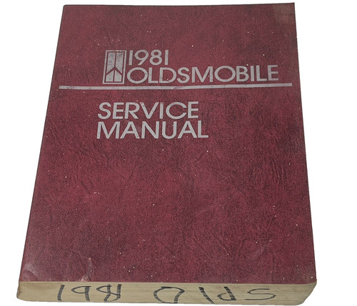 1981 oldsmobile service manual - oldsmobile,